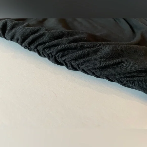 Banana Republic Black Ruched Soft Knit Bodycon Mini Skirt Size XS - Picture 14 of 15